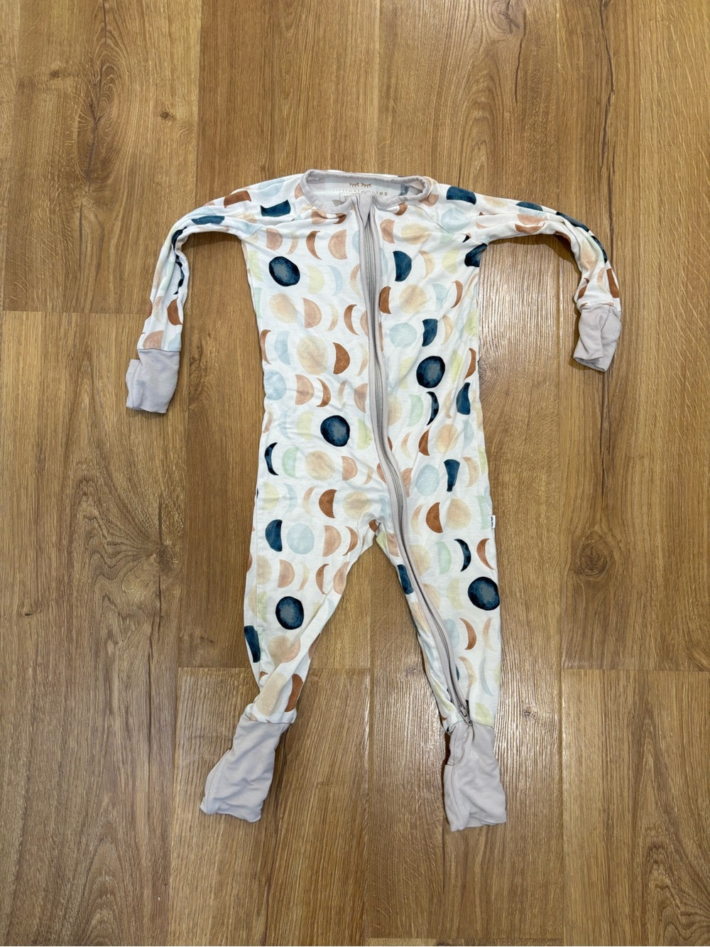 Little Sleepies Moon Bamboo Convertible Onesie